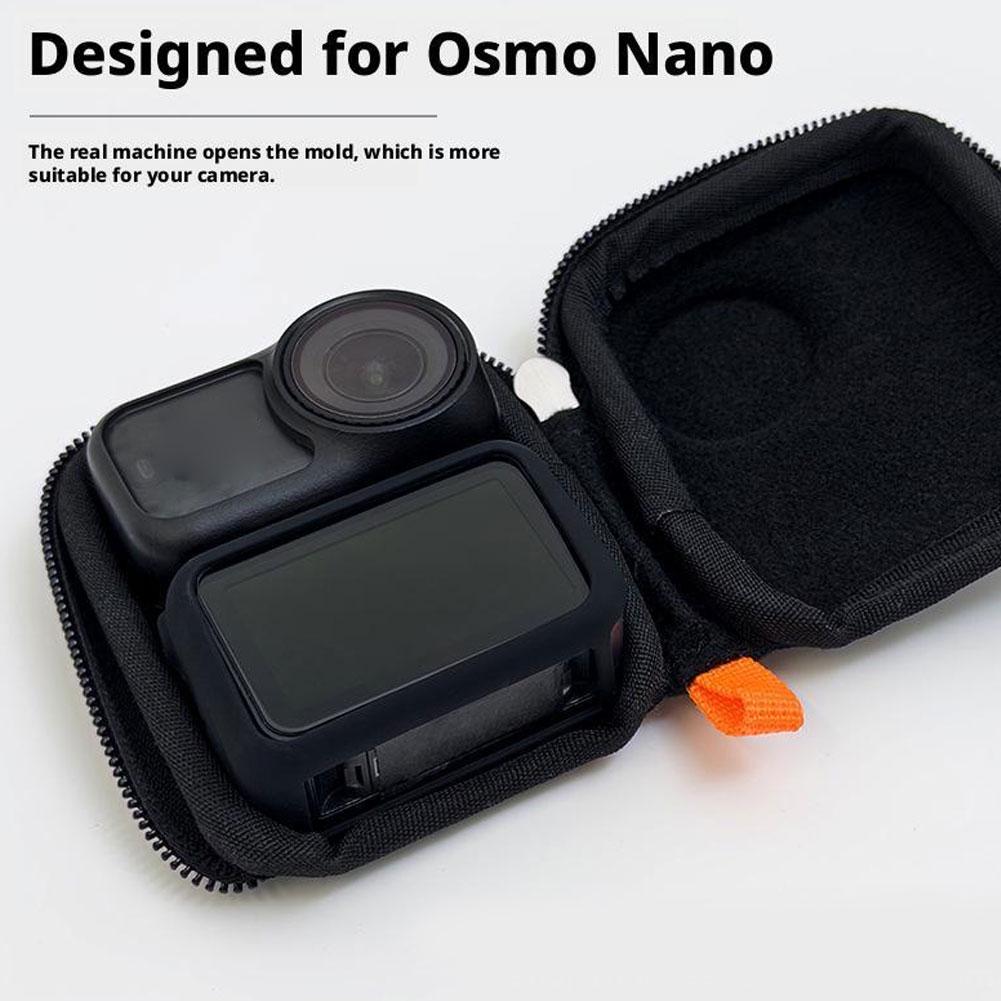 Portable Mini Bag For DJI Osmo Nano Safely Waterproof Shockpoof Storage Bag Protective Case With Carabiner Clip