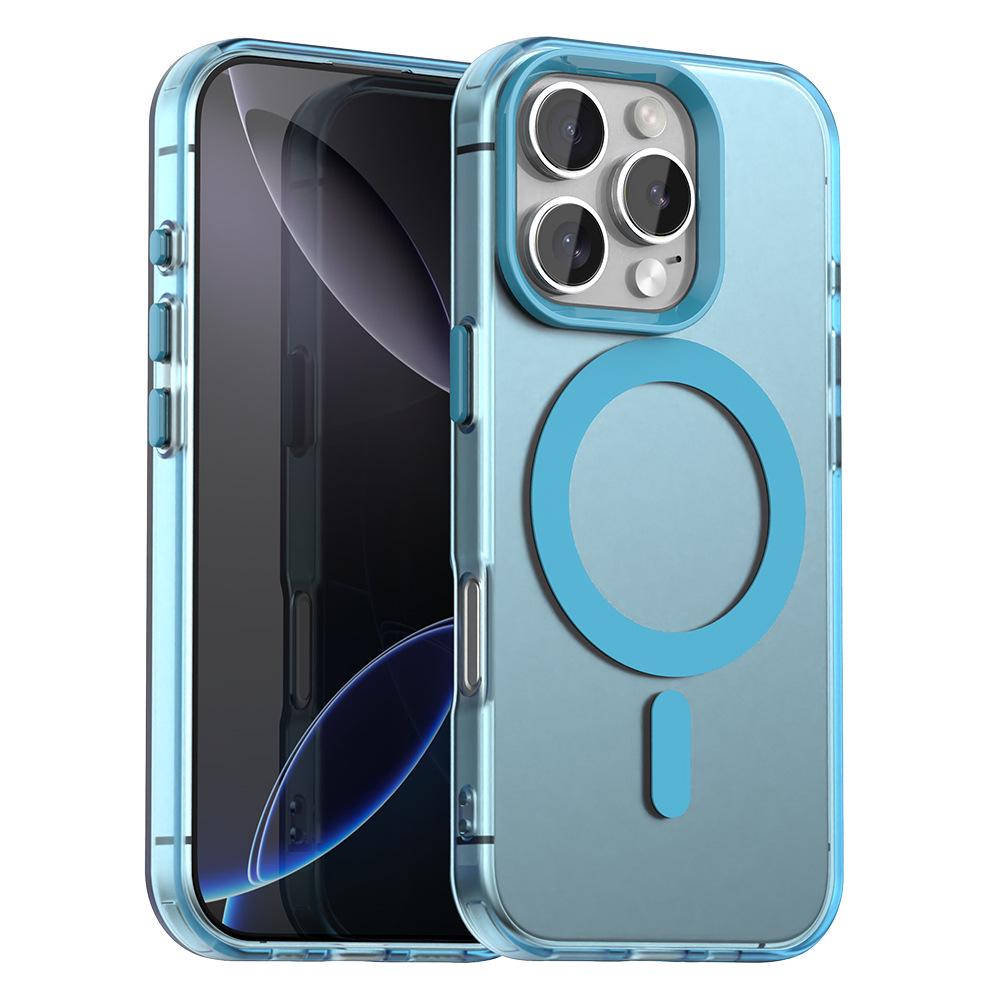 Frosted Magnetic iPhone 17 Case - Semi-Transparent, Compatible with iPhone 11/13/14/15/16e/17 Air iPhone 12