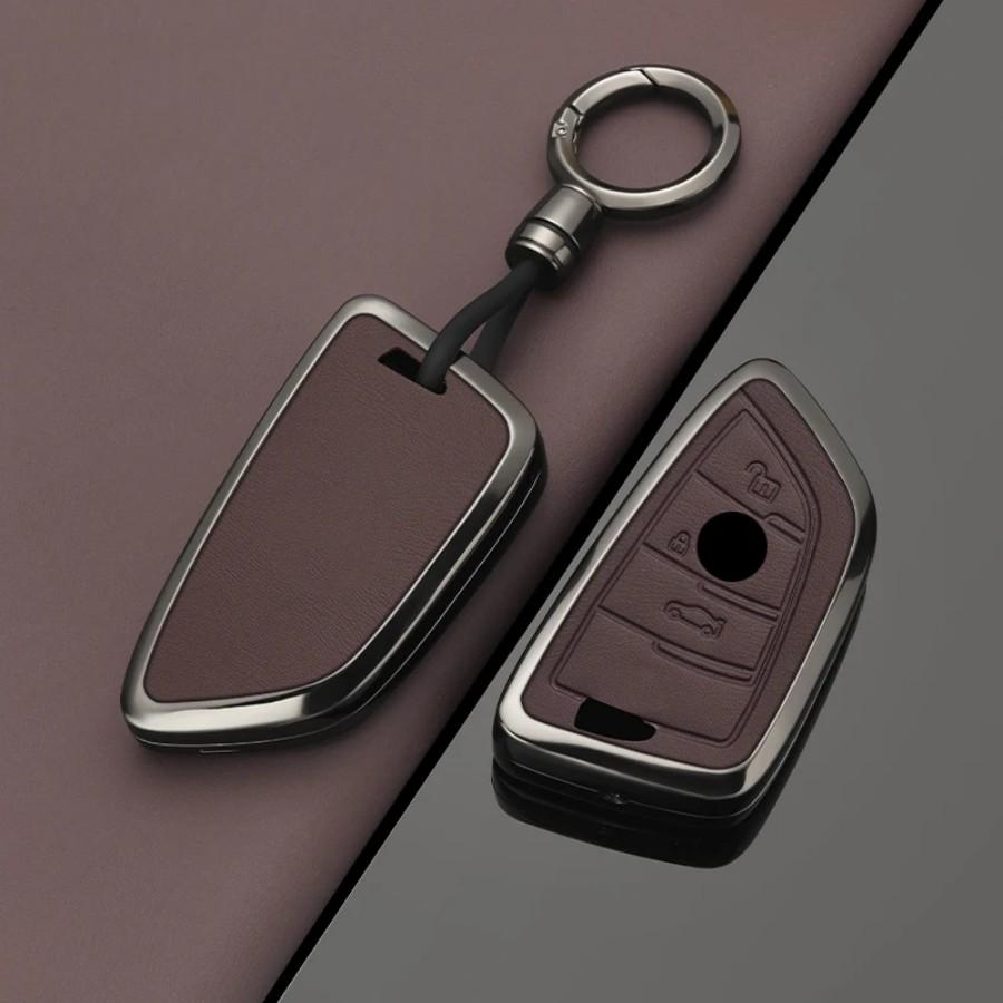 Alloy Car Key Case Cover Shell Fob For BMW 1 3 5 7 Series X1 X3 X4 X5 F10 F15 F16 F20 F30 F18 F25 M3 M4 E34 Keychain