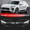 Headlight Cover For Porsche Macan 2014 2015 2016 2017 Car Headlight Shell Lamp Shade Lens Cover