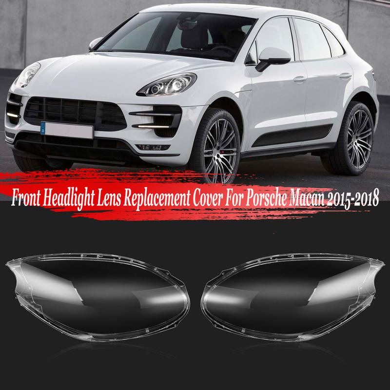 

Накладка на фару для Porsche Macan 2014 2015 2016 2017 Автомобільна фара Корпус фари Плафон Фара Лінза 1PCS Right