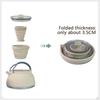 Camping Kettle Tea Coffee Pot Folded 1.5L Teapot Multipurpose Outdoor Travel Cook for