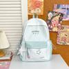 Schoolbag Star Embroidery School Bag Girl Elementary School High Value Lightweight Casual Backpack Junior High School Plaid Backpack