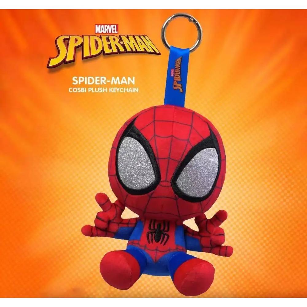 Spider Man Series Blind Box Cosbi Plush Anime Peripheral Figurines Backpacks Pendants Ornaments Surprise Gift for Boys
