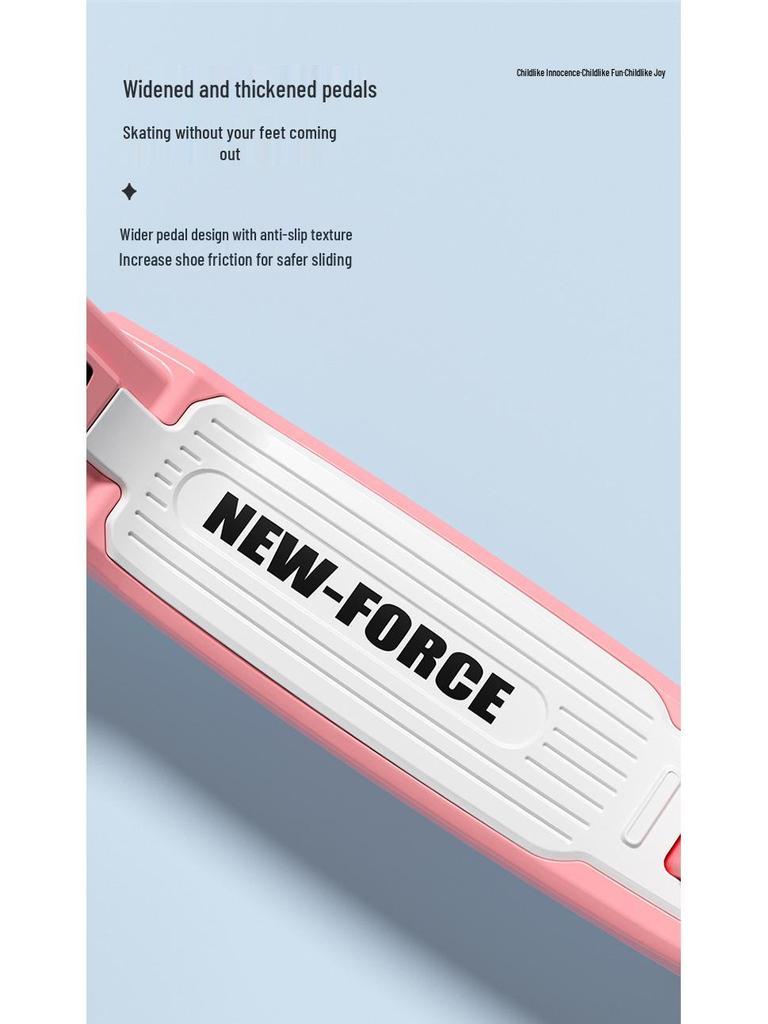 Monlilibebe Two-Wheel Folding Kick Scooter for Kids Ages 8-12