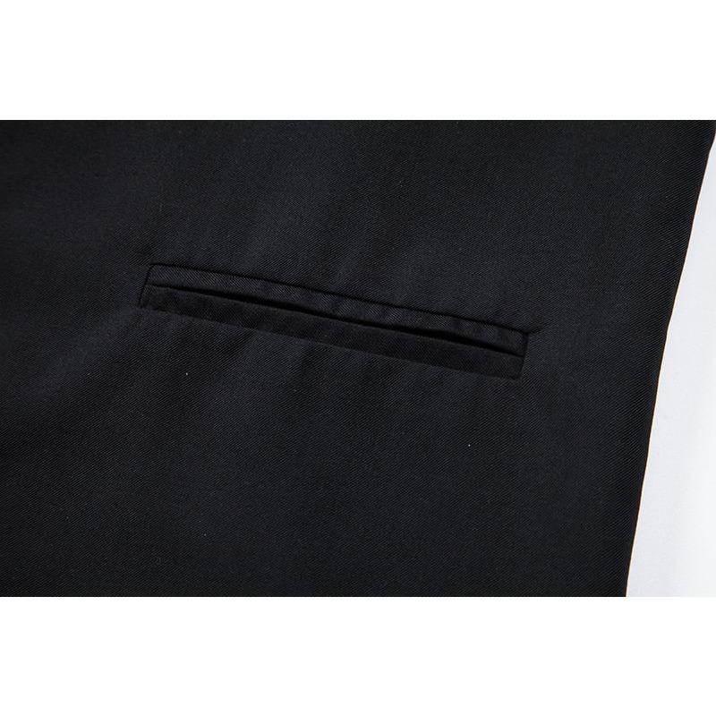 Mens Single Breasted Slanted Placket Formal Suit Waistcoat Vest For Wedding Party