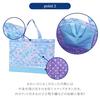 COLORFUL CANDY STYLE Quilted School Bag (with Loops), Water-Repellent, Reflective, Dinosaur World Design, Lightweight, Stain-Resistant, Wrinkle-Resist