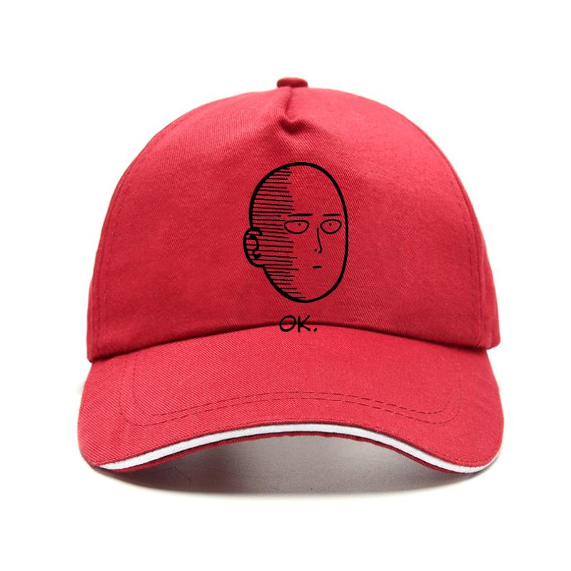 ANIME One Punch Man bedruckte Baseballkappe, Unisex, Damen, coole Sommer-Mesh-Trucker-Kappe, modische verstellbare Snapback-Hüte