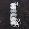 Schwarzes Perlmutt-Armband, handgefertigter Schmuck, 925er Sterlingsilber-Armband, echter Edelstein-Schmuck, verstellbares Kettenarmband, Geschenk für Freundin