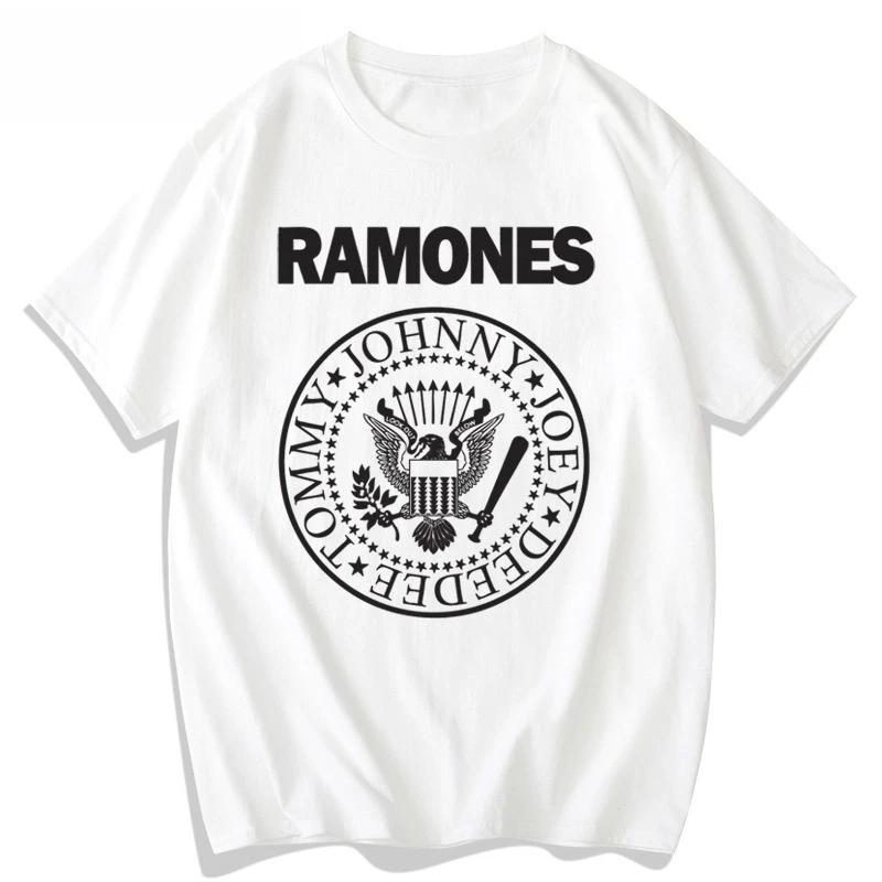 

Европейско-американская панк-рок группа Ramones, футболки с принтом, для мужчин и футболки с коротким рукавом на лето, мужская одежда S
