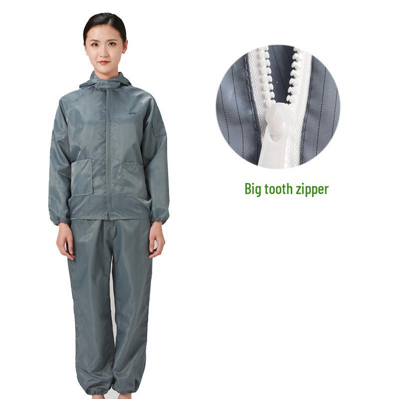 Unisex Schutzkleidung Staubdicht: Kapuzen-, Atmungsaktiv-, Antistatik-, Schmutzabweisend-, Waschbarer Spritzanzug