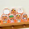 2026 Mini Capybara Desk Calendar Pocket Portable Daily  Calendar Planner Desktop Decoration Office Stationery