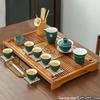 Handun Chinese Art Tea Set with Drainage