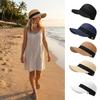 Woven Straw Straw Hats Breathable Sun Caps Korean Style Baseball Cap  Outdoor