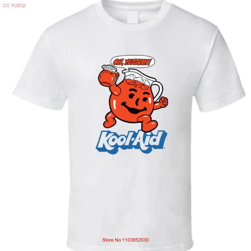 Kool Aid Unisex Cartoon Funny T Shirt Fullsize S 5xl Vintage Graphic Homme Designer Clothes Streetwear Stretched Slightly