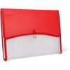 Neomate 13-Pocket Expanding File Organizer | Durable Accordion Folder for Documents, Certificates, and Office Use | Red