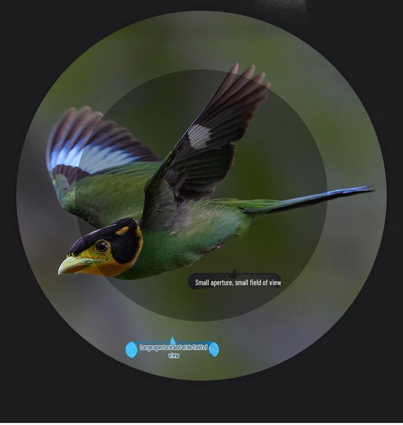 Maifeng 25-75x60 Bird-Watching Telescope: High-Power, HD, Low-Light Night Vision, Large-Caliber, Variable Magnification, Outdoor Use.