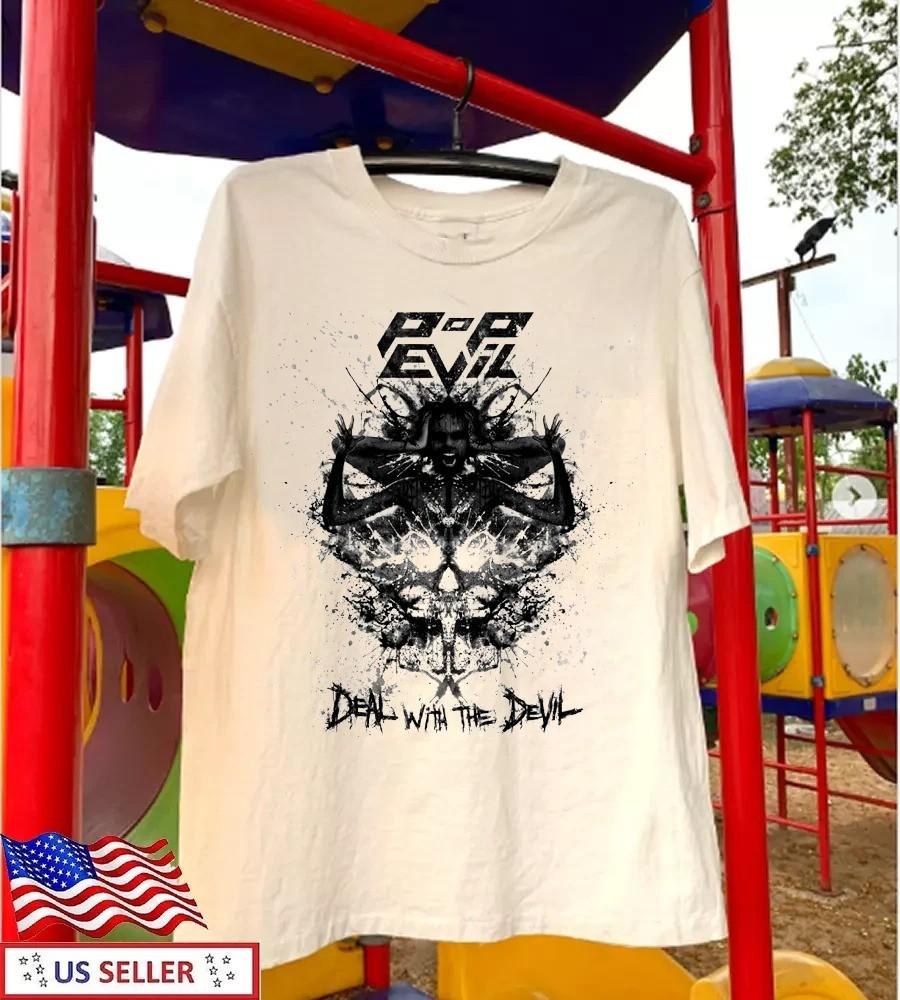 Pop Evil Deal with the Devil Tour Gift For Fan  T-shirt  PA163 Unisex T-Shirt XXXXL