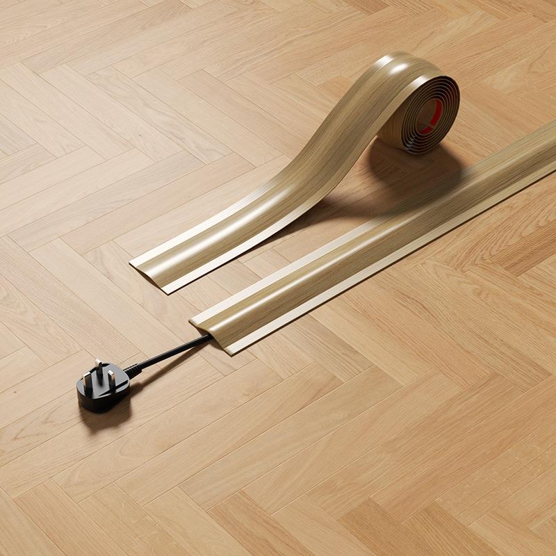 

1PC 1m/3meters Cord Cover Floor PVC Cord Covers for Wires on Floor, Soft Floor Cable Cover Cord Hider 1m