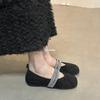 French flat-bottomed design single shoes 2025 new summer fairy style retro Doudou female gentle Mary Jane ladyshoes
