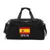Sport Gym Handbag Crossbody Bags Spain Flag Printed with Shoes Pocket Large Capacity Training Daypack Fitness Yoga Tote Packs