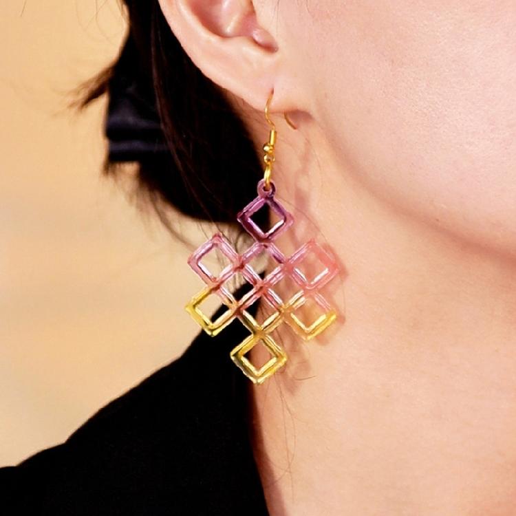 Earring Pendant Silicone Mold Heart DIY Epoxy Resin Mould Jewelry Making Tools