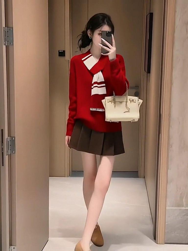 Lazy Style Winter Knit Sweater for Petite Women - 2026 Collection