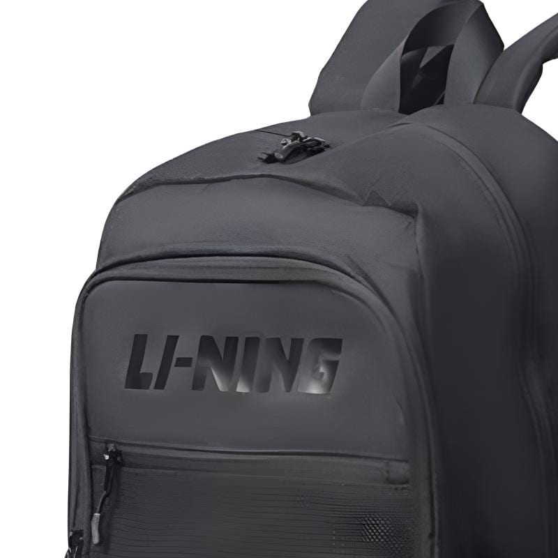 Li Ning Polyester Backpack Regular Unisex Black 033-1