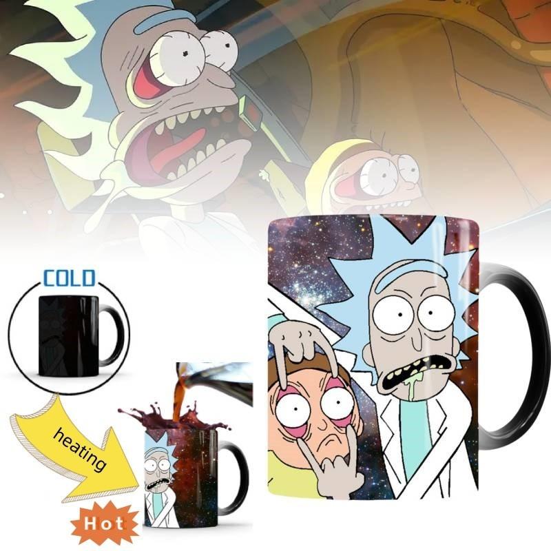Tasse Farbwechsel Keramiktasse Kaffeetasse Exklusives Cartoon-Design