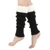 Christmas Knitted Leg Cover Candy Color Leg Warmer Stacked Christmas Leg Sleeve Thickened Foot Cover Strap Leg Socks Girls