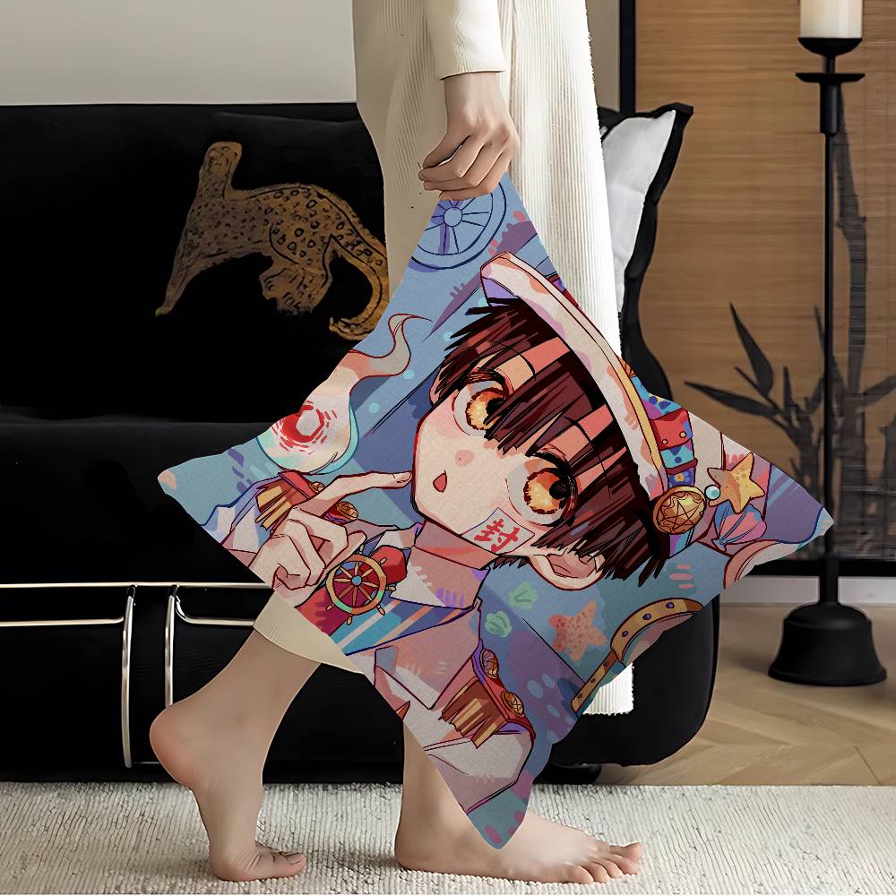 Jibaku Shounen Hanako Kun Anime Pillow Gift Home Office Decoration Bedroom Sofa Car Cushion Cover Case 45x45