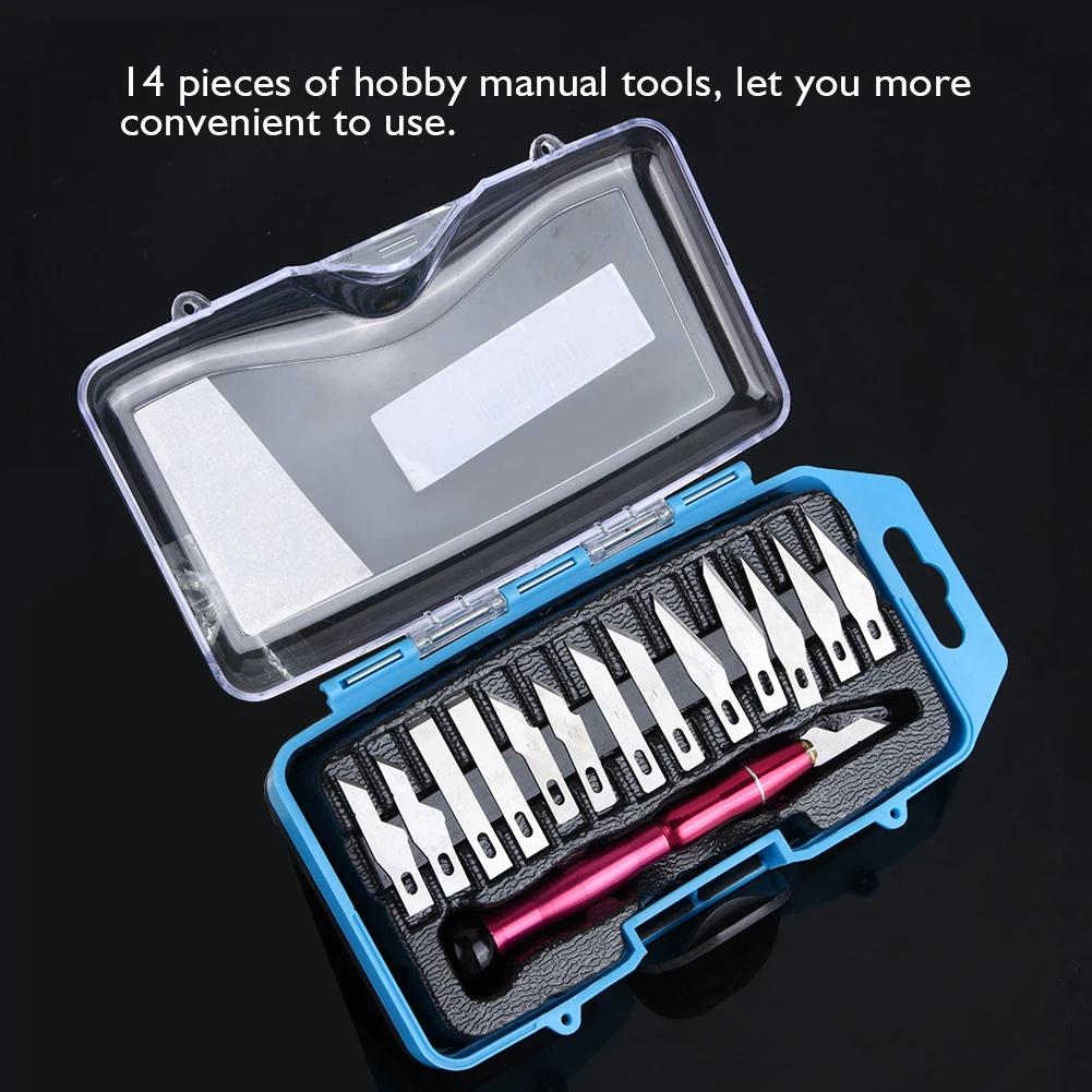 14 In 1 SK5 DIY Cutter Messer Set Ergonomisches Design Kunst Messer Werkzeug Für Scrapbooking
