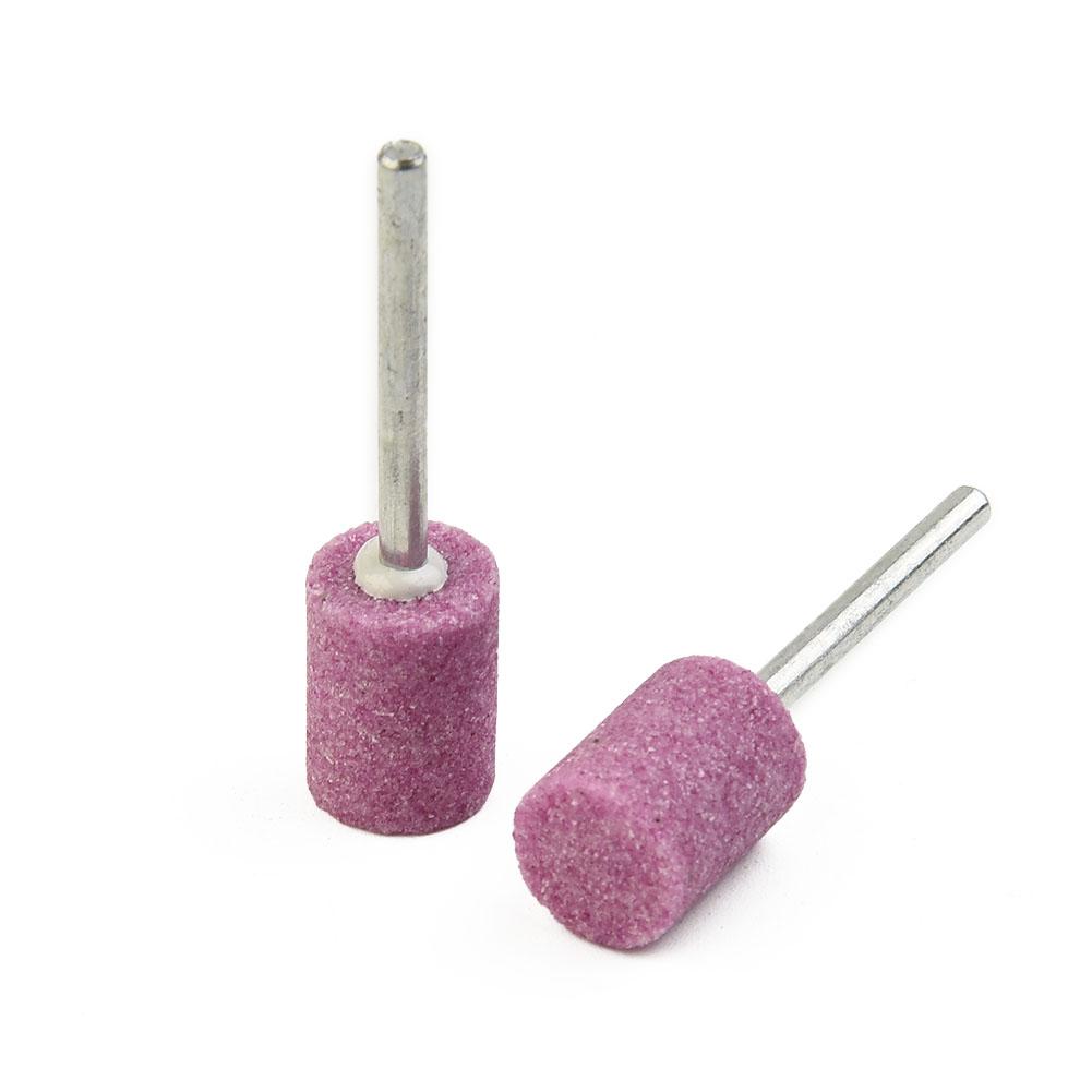 10pcs 12mm Cylinder Abrasive Mounted Stone Rotary Tool Grinding Head Polishing Grinder Drill Rotary Power Tools