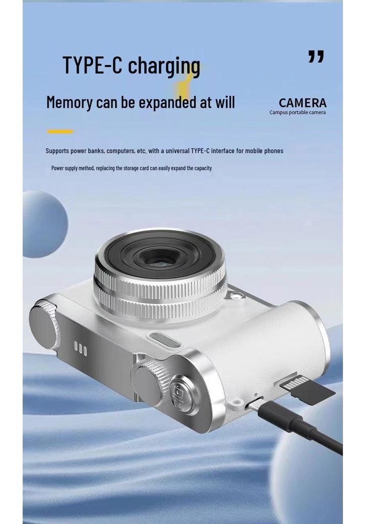 Vintage HD Dual Camera Portable Student Travel Camera