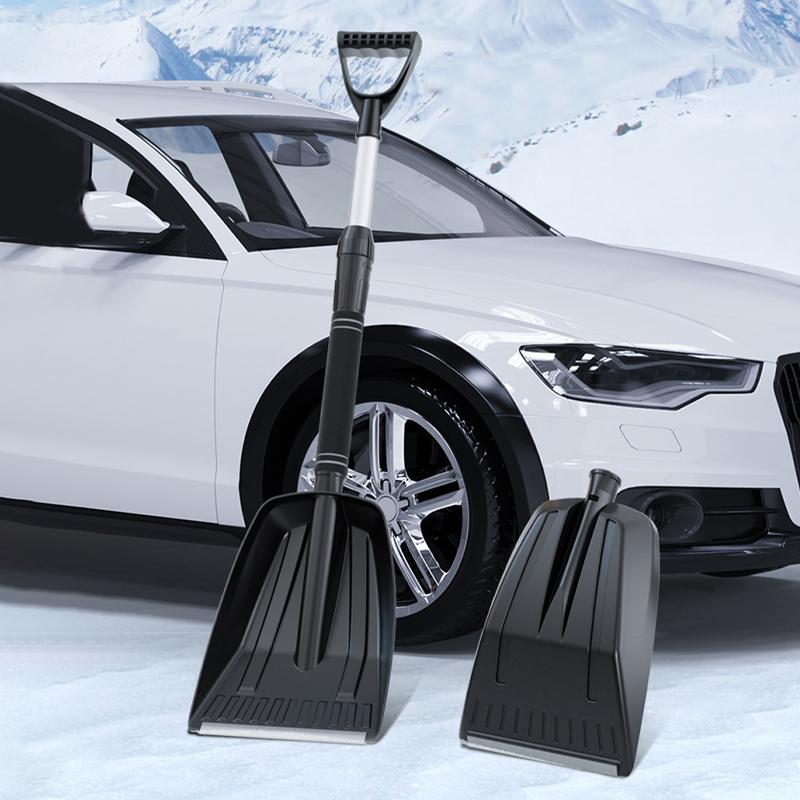SEAMETAL Auto Schneeschaufel Universal Auto Windschutzscheibe Schnee Reinigungswerkzeug Winter Auto Schnee Eisschaufel Verlängerungsschaufel Zubehör