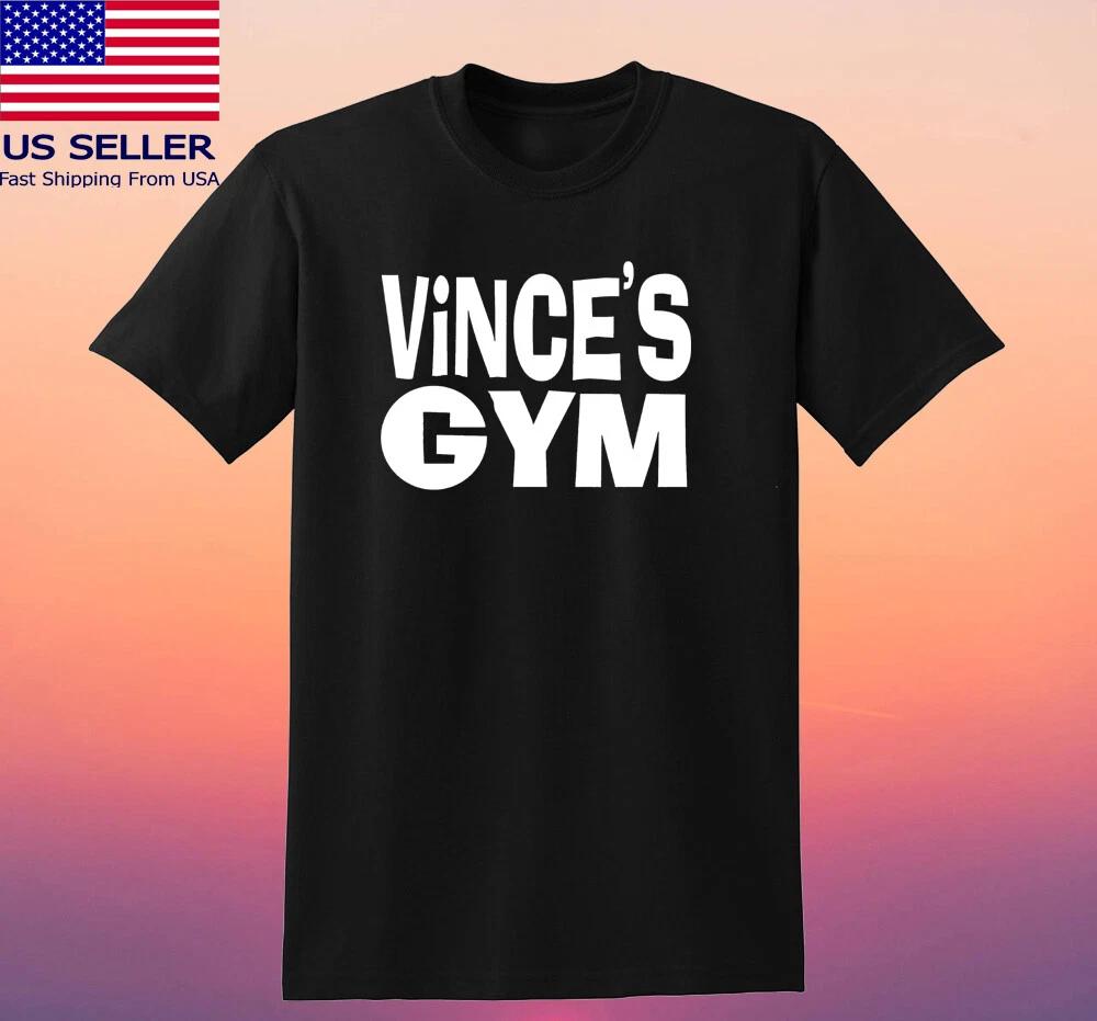 Vince s Gym Retro Men s Black Size S-5XL 2XL