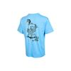 Nike T Shirts Men's Blue Crew Neck Moderate Straight Fit DR8915-412