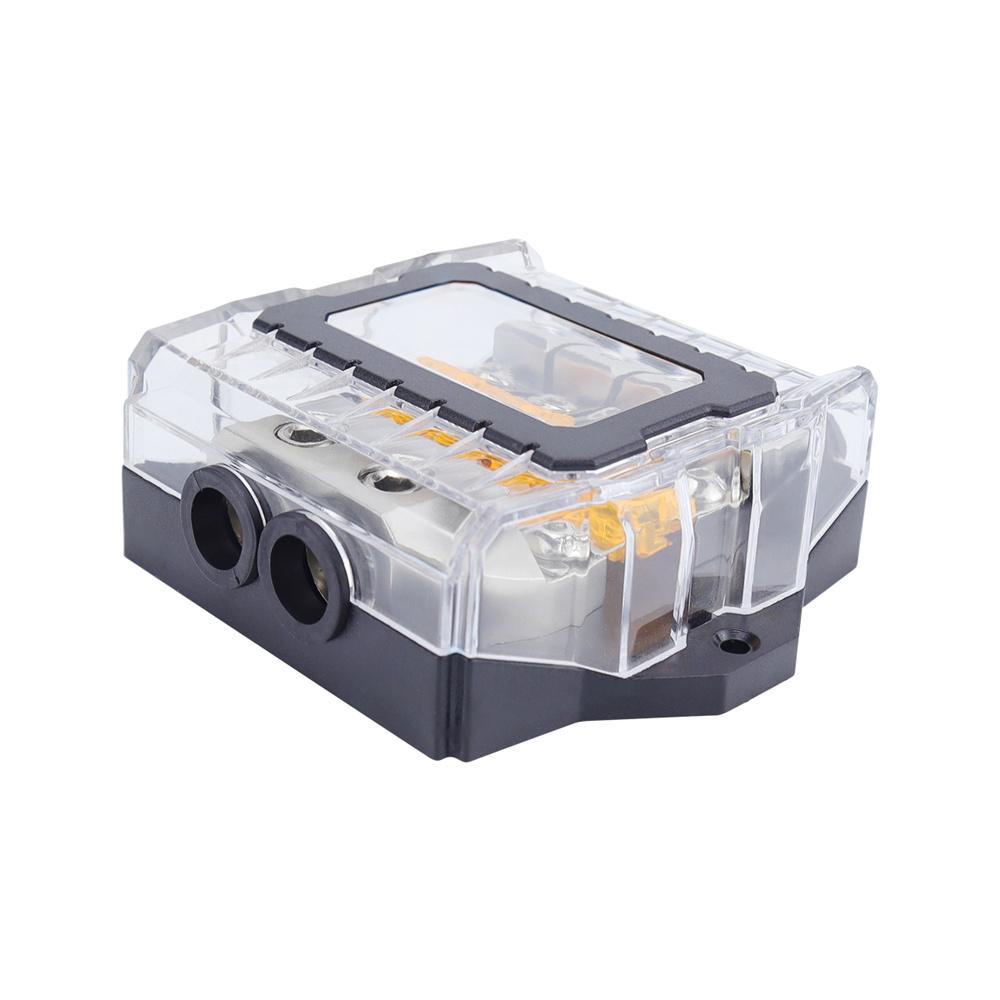 Car 4-Way 80A 32V Fuse Holder HiFi Auto Fuse Distribution Block Replacement