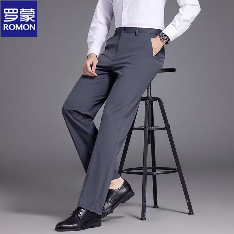 ROMON Men s Cooling Anti-Wrinkle Suit Pants 29