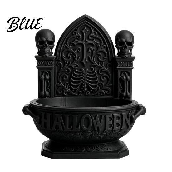 Collectibles for Trendy Toy Fans Halloween Gothic Cathedral Candy Bowl 3D Printed Spooky Dark Storage Unique Festival Supplies Dish Desktop