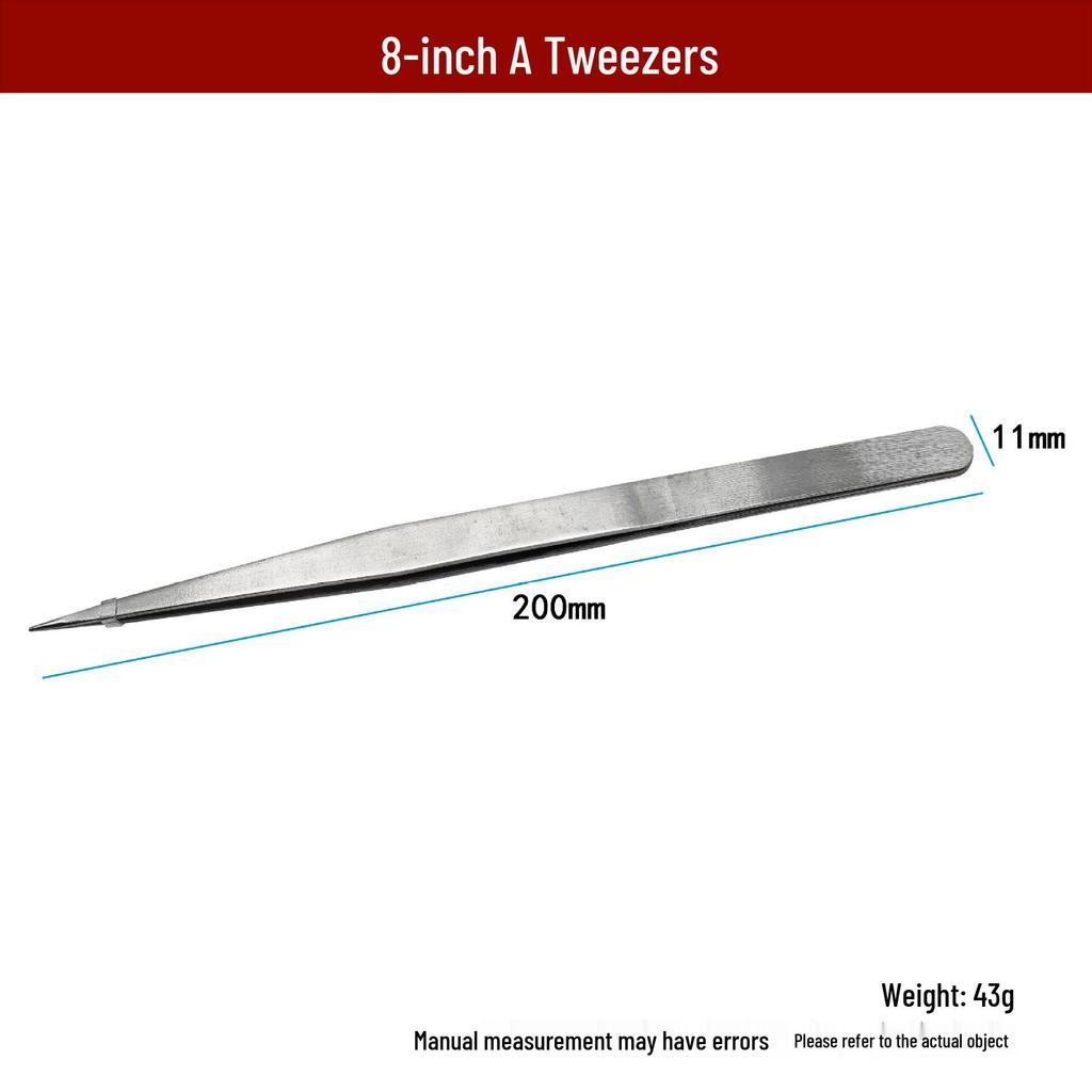 Gold-Plated Stainless Steel Tweezers for High-Temperature Jewelry Welding and Testing