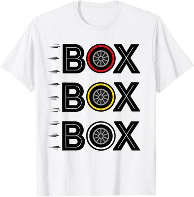 Box Box Box Pit Radio Call Tyre Compound Motorsport Racing T-Shirt Unisex T-Shirt