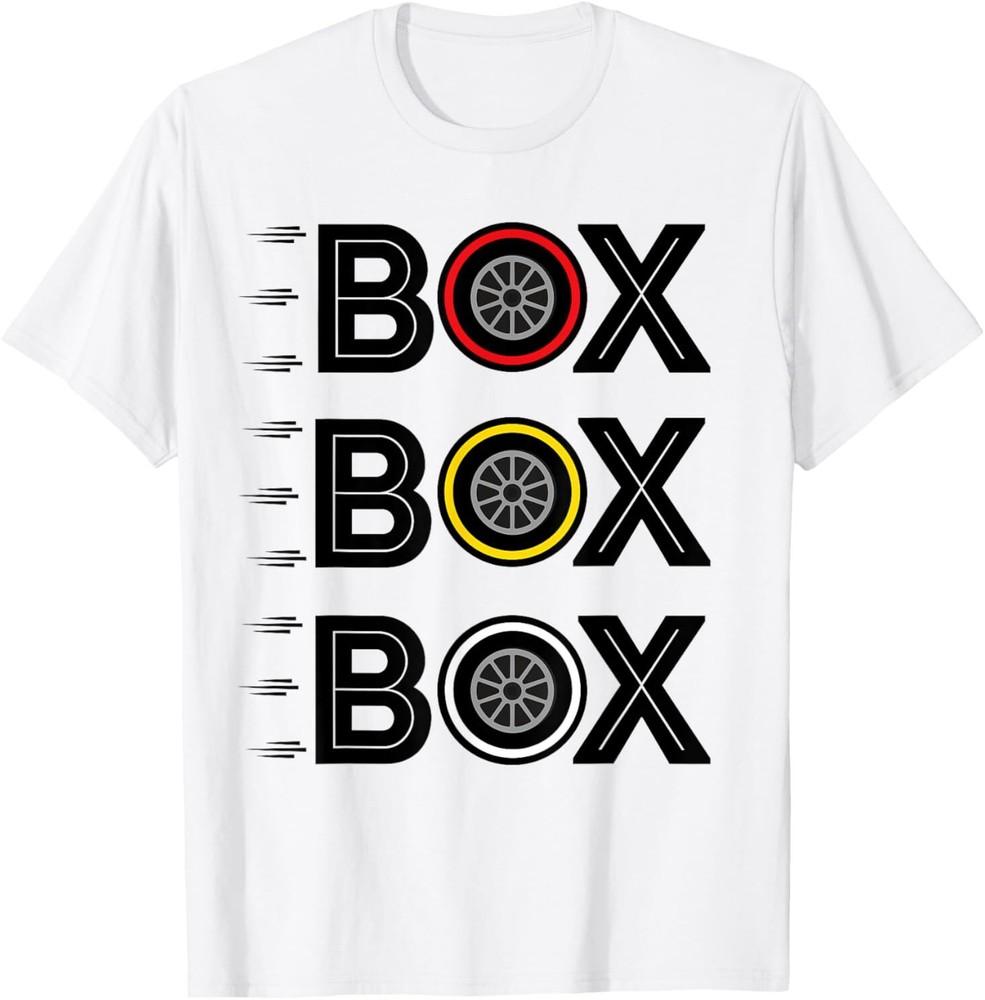 Коробка Коробка Коробка Пит Радиовызов Состав Шины Автоспорт Гонки Футболка Унисекс Футболка S