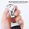 nlvc3 High-end Leather Key Chain Car Logo Keyring Auto Interiors Accessories For Mitsubishi Eclipse Outlander Pajero ASX Colt I200 Ex