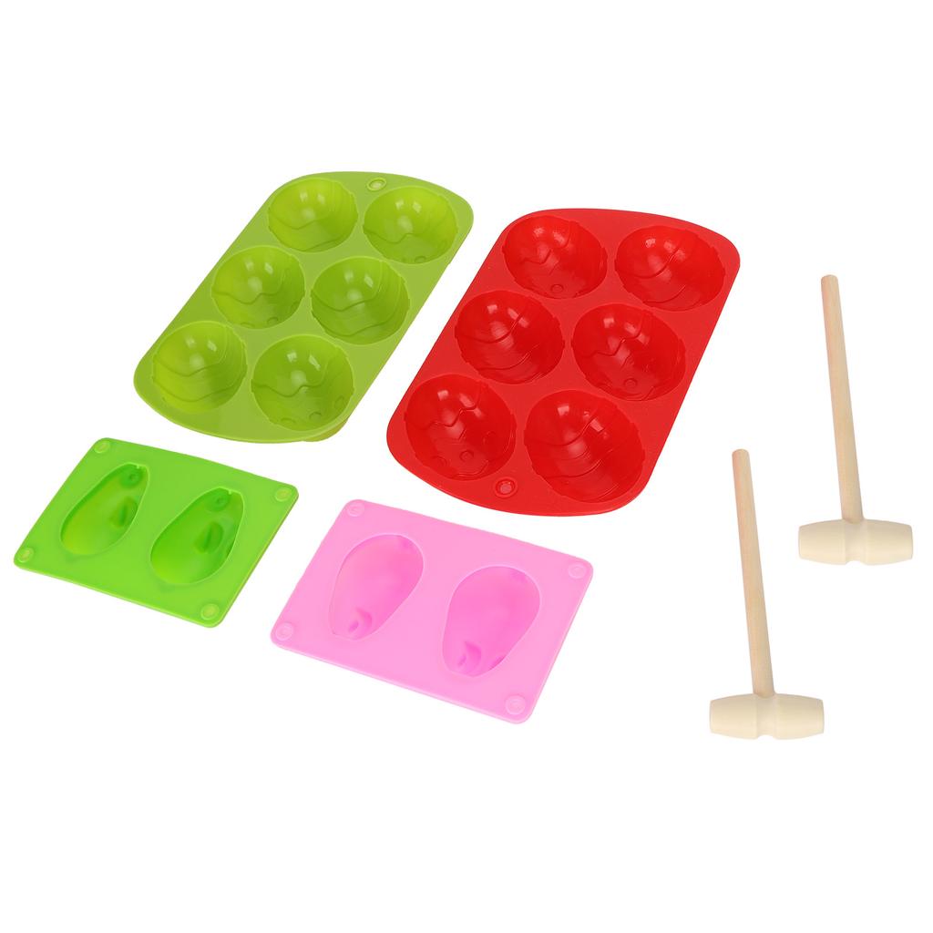 Easter Silicone Mold Sets Bunny Egg Shape Cake Desserts Chocolate Molds for Home Hotel