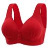 Plus Size Front Closure Wireless Push-Up Seamless Tank-Style Back Women's Underwear