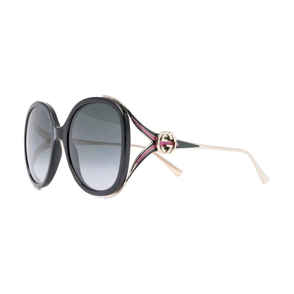 Gucci Comfortable Thin Frame Irregular Sunglasses Women Sunglasses GG0226S007
