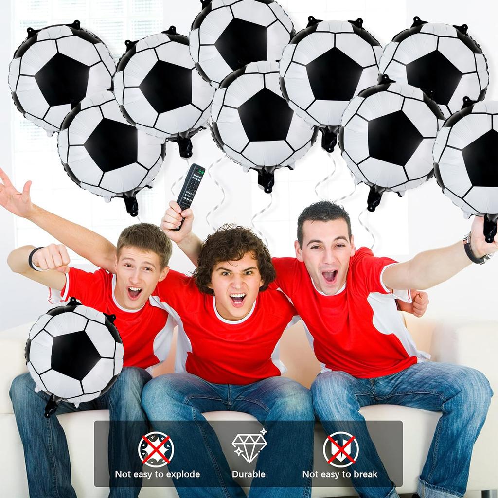 5 Stück 18 Zoll Fußball, Basketball Ballon Set, Jungen Geburtstagsdekoration, Weihnachten