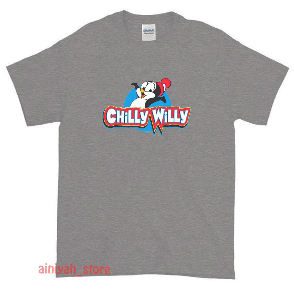 

New Chilly Willy Retro Classic Cartoon Logo Men s Funny T shirt USA Size S-XXL L