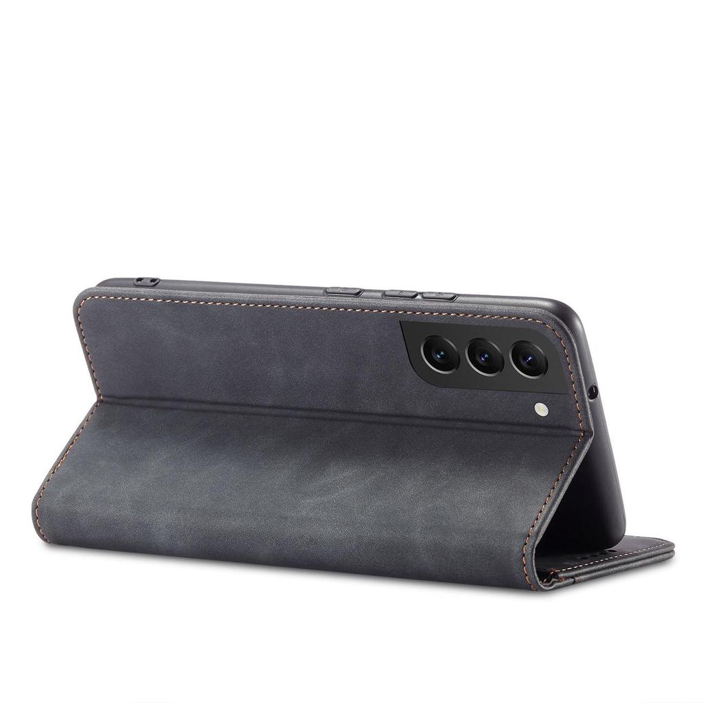 Hurtel Samsung Galaxy S22+ Wallet Case - Black